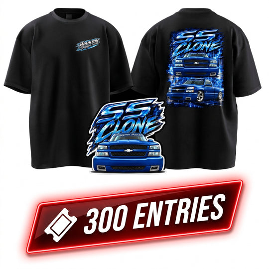 HDT SS CLONE BLUE EDITION BUNDLE - SHIRT+DECAL