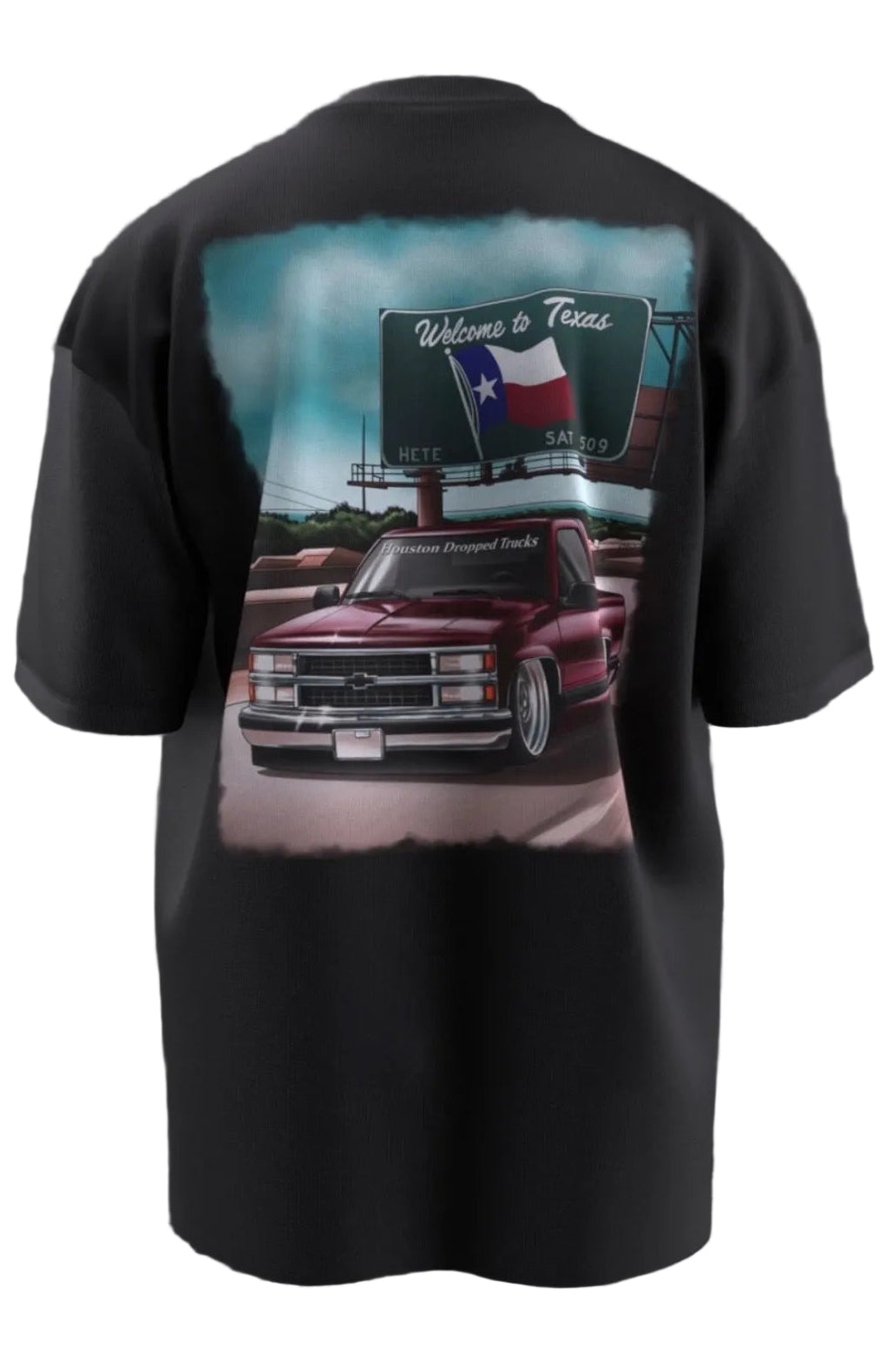 HDT WELCOME TO TEXAS PINK OBS T-SHIRT