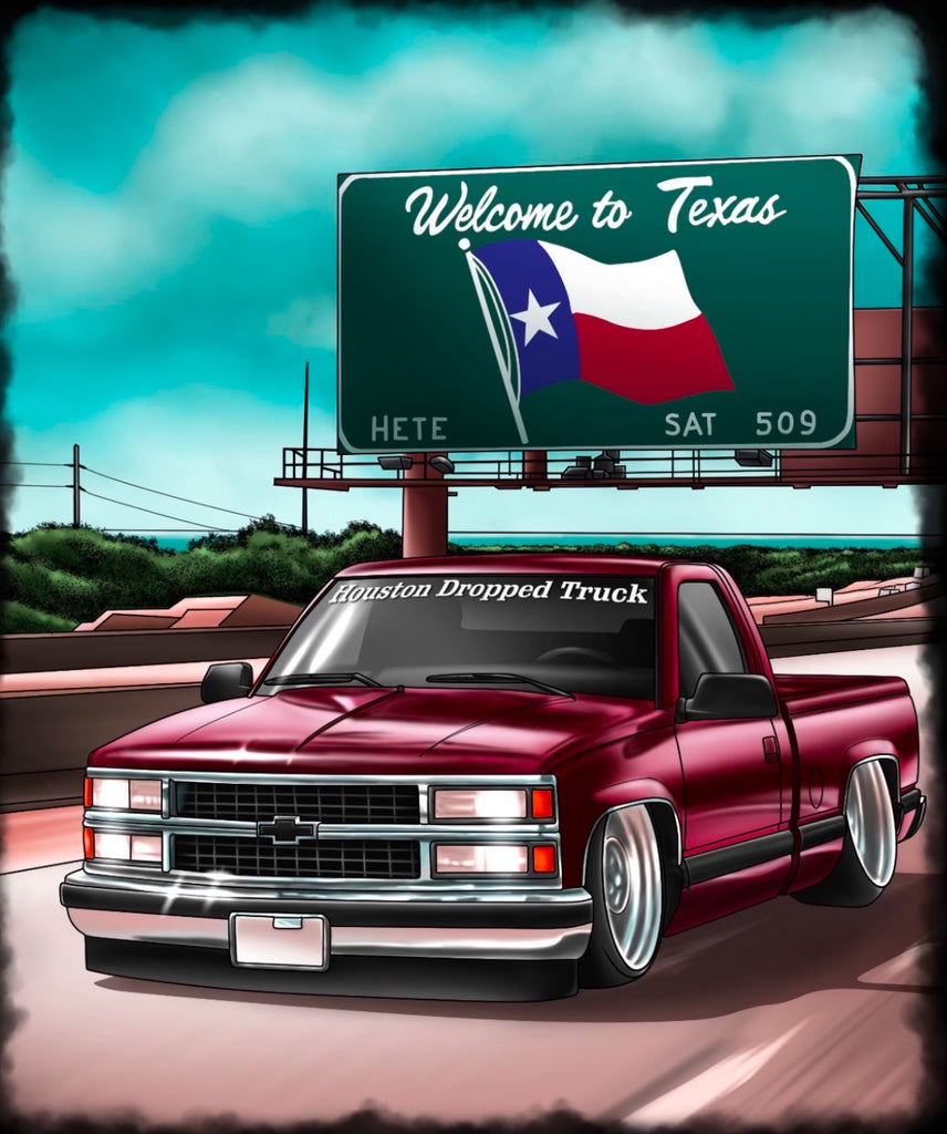 HDT WELCOME TO TEXAS PINK OBS T-SHIRT